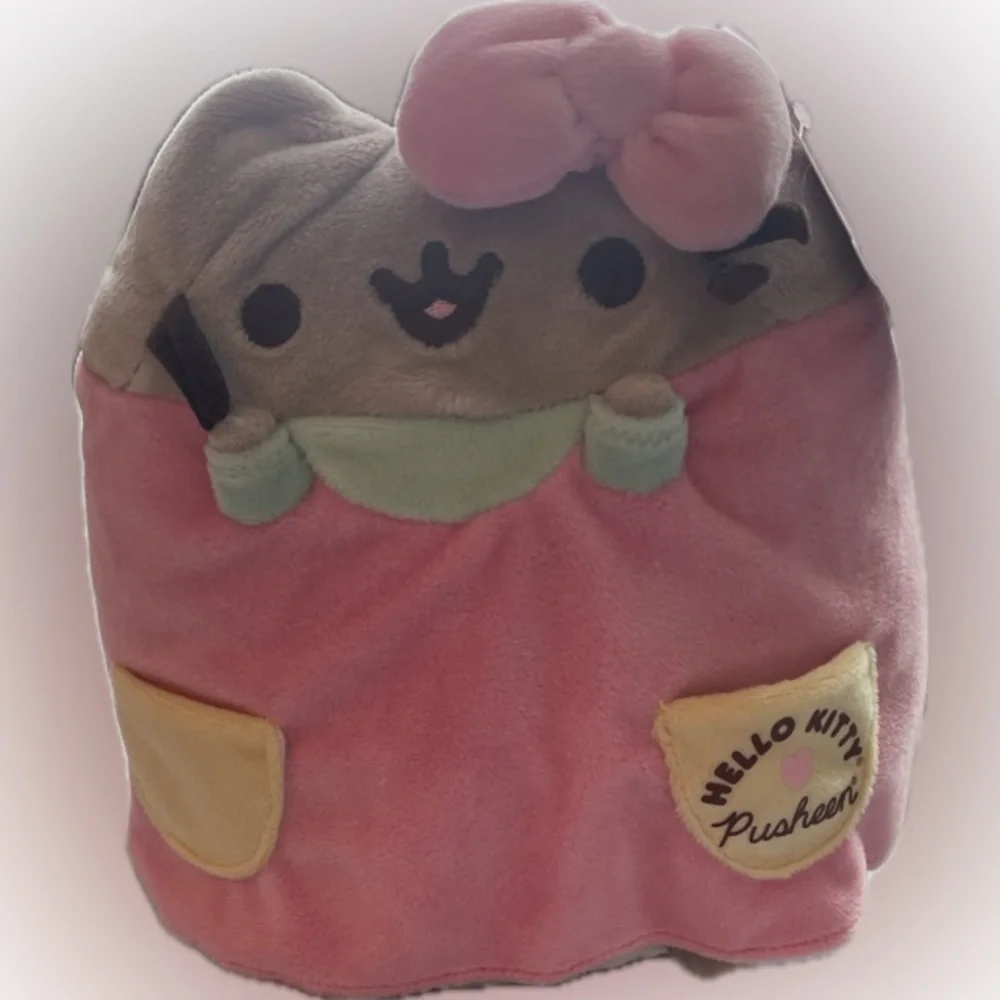 Hello Kitty Pusheen plush New
